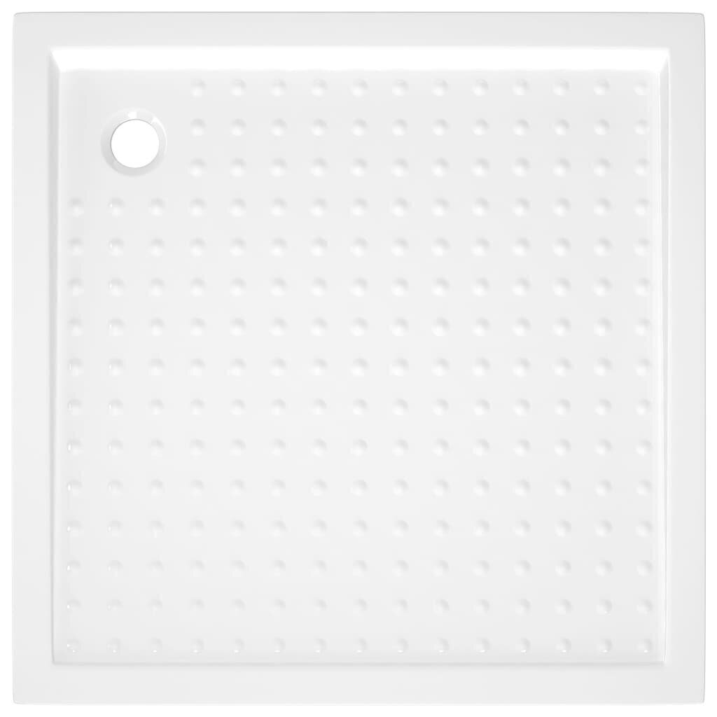 vidaXL Suihkualusta valkoinen 90x90x4 cm ABS hinta ja tiedot | Suihkualtaat | hobbyhall.fi