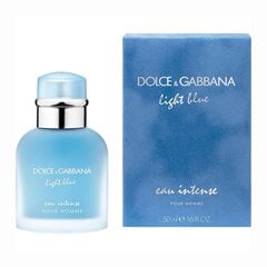 Dolce & Gabbana Light Blue Eau Intense Pour Homme EDP miehelle 50 ml hinta ja tiedot | Miesten hajuvedet | hobbyhall.fi
