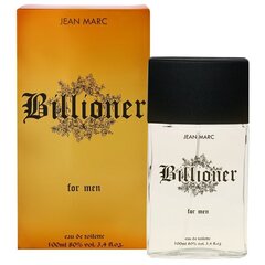 Jean Marc Billioner For Men EDT mihelle 100 ml hinta ja tiedot | Jean Marc Hajuvedet ja tuoksut | hobbyhall.fi