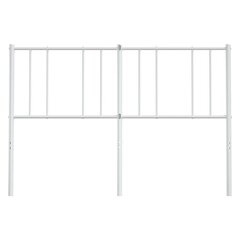 vidaXL Metallinen sängynpääty valkoinen 150 cm hinta ja tiedot | Sängyt | hobbyhall.fi