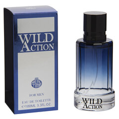 Real Time Wild Action EDT mihelle 100 ml hinta ja tiedot | Real Time Hajuvedet ja tuoksut | hobbyhall.fi