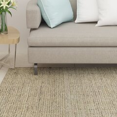 vidaXL Matto luonnollinen sisal 66x300 cm vihreä hinta ja tiedot | Isot matot | hobbyhall.fi