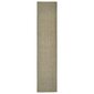 vidaXL Matto luonnollinen sisal 66x300 cm vihreä hinta ja tiedot | Isot matot | hobbyhall.fi