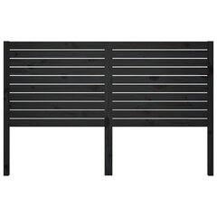 vidaXL Sängynpääty musta 156x4x100 cm täysi mänty hinta ja tiedot | Sängyt | hobbyhall.fi