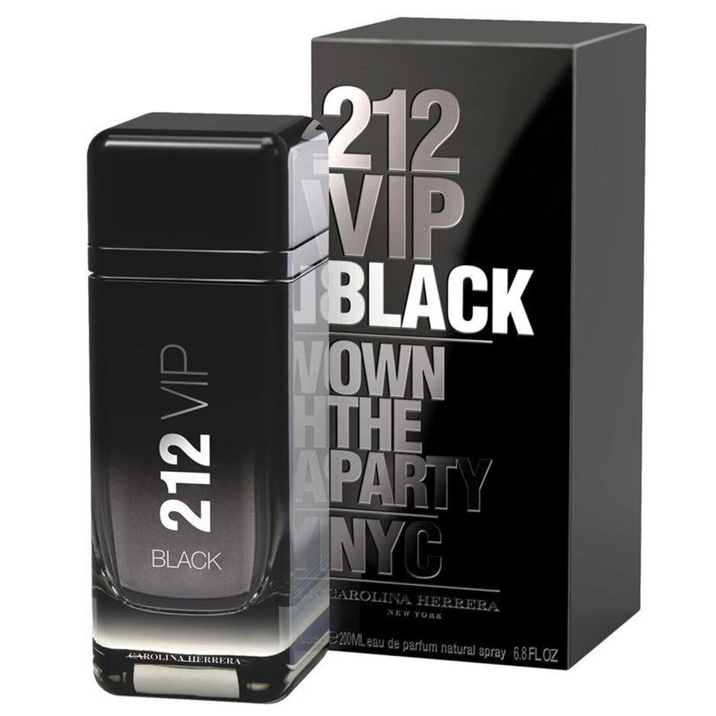 Carolina Herrera 212 VIP Men Black EDP miehille 200 ml hinta ja tiedot | Miesten hajuvedet | hobbyhall.fi