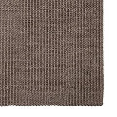 vidaXL Matto luonnollinen sisal 80x250 cm ruskea hinta ja tiedot | Isot matot | hobbyhall.fi