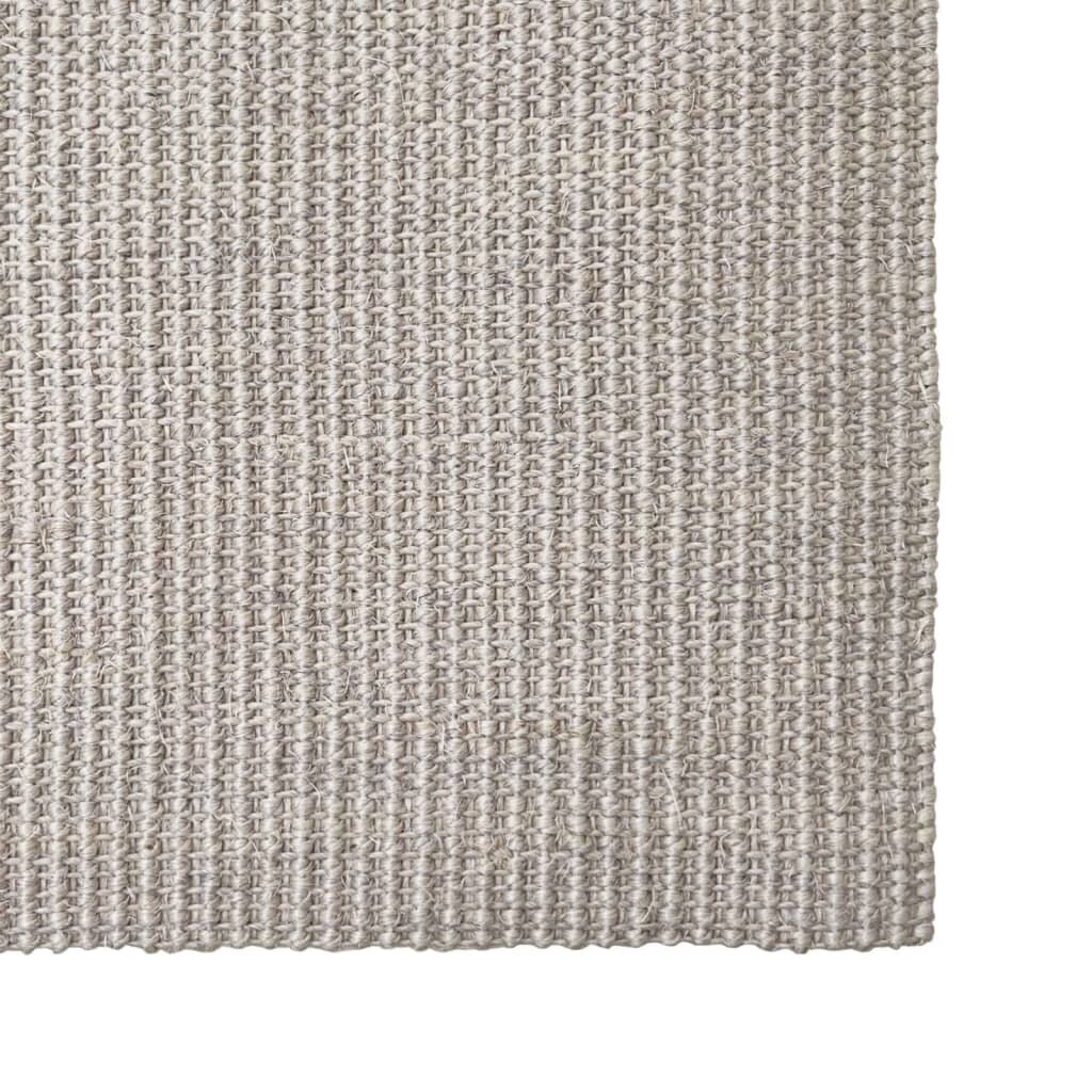 vidaXL Matto luonnollinen sisal 80x250 cm hiekka hinta ja tiedot | Isot matot | hobbyhall.fi