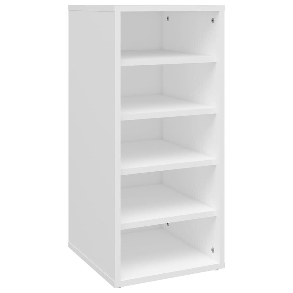 vidaXL Kenkäkaapit 2 kpl valkoinen 31,5x35x70 cm lastulevy hinta ja tiedot | Kenkäkaapit ja -hyllyt | hobbyhall.fi