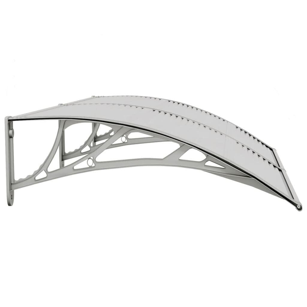 vidaXL Ovikatos harmaa 150x80 cm polykarbonaatti hinta ja tiedot | Katokset | hobbyhall.fi