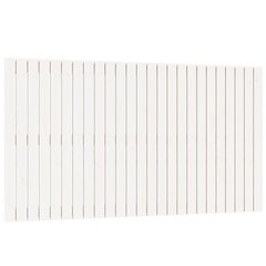 vidaXL Sängynpääty seinälle valkoinen 159,5x3x90 cm täysi mänty hinta ja tiedot | Sängyt | hobbyhall.fi