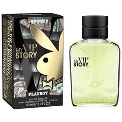 Playboy My Vip Story EDT hajuvesi miehille 60 ml hinta ja tiedot | Miesten hajuvedet | hobbyhall.fi