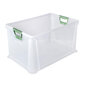 Eurobox pehmeillä kahvoilla Luis 59x39x32cm 64L läpinäkyvä hinta ja tiedot | Säilytyslaatikot ja -korit | hobbyhall.fi