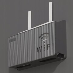 WIFI SWITCH WALL HOLDER Musta hinta ja tiedot | Hyllyt | hobbyhall.fi