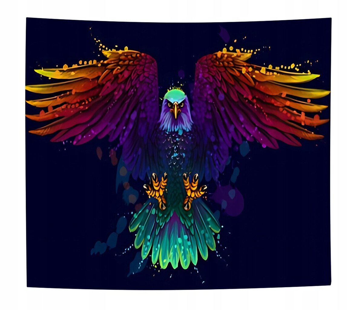 Seinä koristelu UV FLUORESCENT IMAGE GOBELIN ODBLASK 150x150cm Kotka hinta ja tiedot | Taulut | hobbyhall.fi