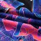 Seinä koristelu UV FLUORESCENT IMAGE GOBELIN ODBLASK 150x150cm Kotka hinta ja tiedot | Taulut | hobbyhall.fi