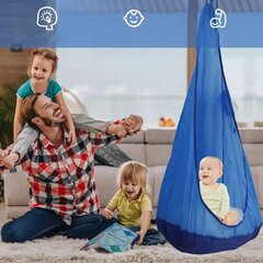 KOKON HOME GARDEN SWING lasten ripustettava istuin Sininen hinta ja tiedot | Puutarhakeinut | hobbyhall.fi