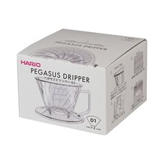 Hario - PEGASUS Dripper 01 Kirkas muovi hinta ja tiedot | Keittiövälineet | hobbyhall.fi