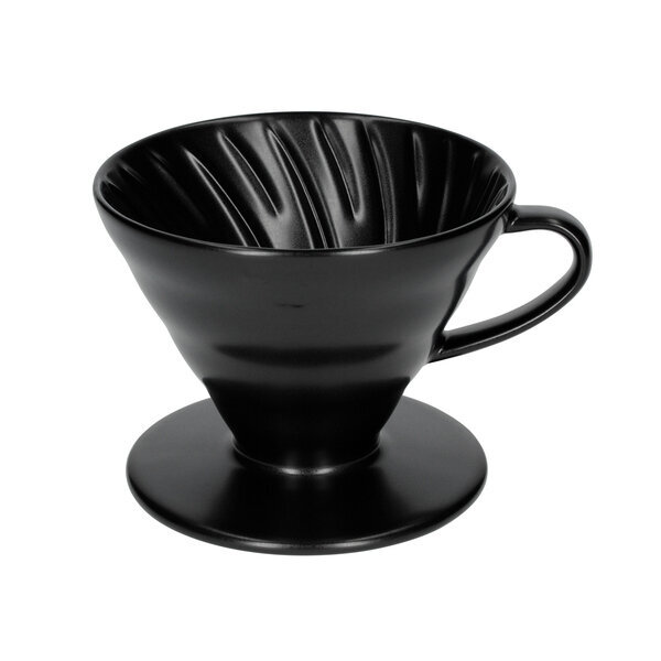 Musta matta Hario V60-02 Keraaminen kahvinkeitin Hario V60-02 Ceramic Coffee Dripper hinta ja tiedot | Keittiövälineet | hobbyhall.fi