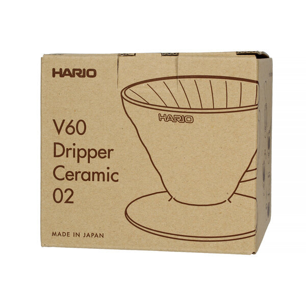 Musta matta Hario V60-02 Keraaminen kahvinkeitin Hario V60-02 Ceramic Coffee Dripper hinta ja tiedot | Keittiövälineet | hobbyhall.fi