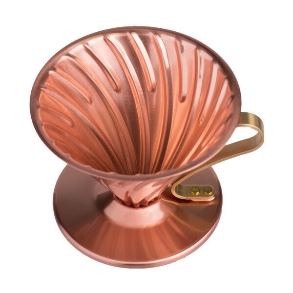 Hario V60-02 Kuparinen metallitilkku Hario V60-02 Copper Metal Dripper hinta ja tiedot | Keittiövälineet | hobbyhall.fi