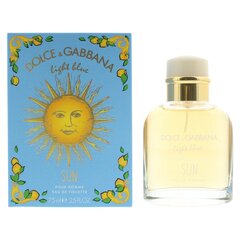 Dolce & Gabbana Light Blue Men Sun EDT miehelle 75 ml hinta ja tiedot | Miesten hajuvedet | hobbyhall.fi