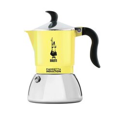 Bialetti Primavera Fiammetta 2-kuppi keltainen hinta ja tiedot | Kahvipannut ja teekannut | hobbyhall.fi