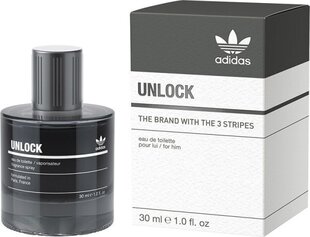 Hajuvesi Adidas Unlock for Him EDT miehille 30 ml hinta ja tiedot | Miesten hajuvedet | hobbyhall.fi