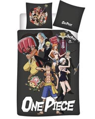 One Piece sängynpeite 140x200 cm, 63x63 cm mikrokuitu hinta ja tiedot | Vuodevaatteet lapsille | hobbyhall.fi