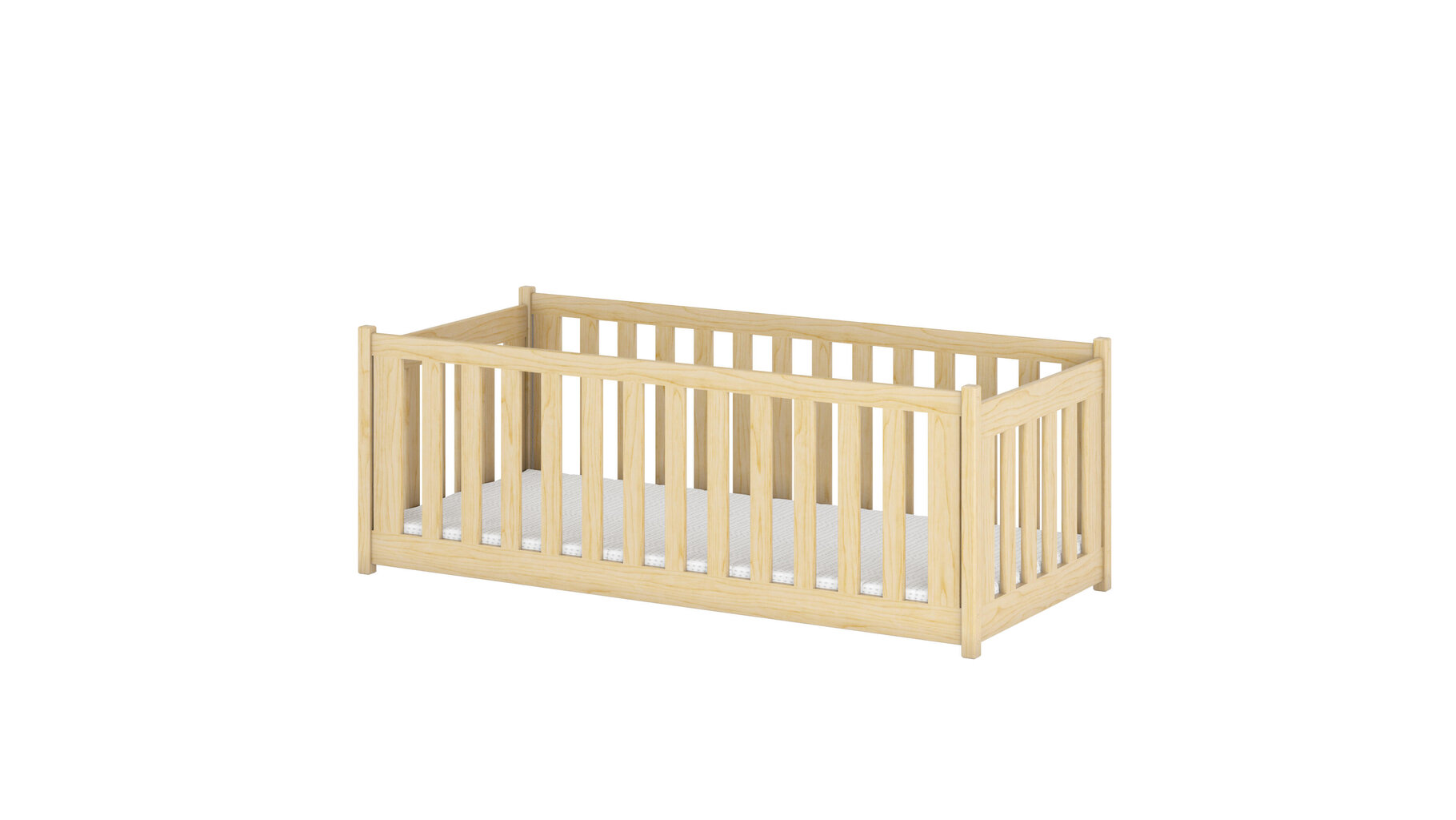 Lastensänky Concept FURNLUX CLASSIC, 88x198x133 cm, beige hinta ja tiedot | Lastensängyt | hobbyhall.fi