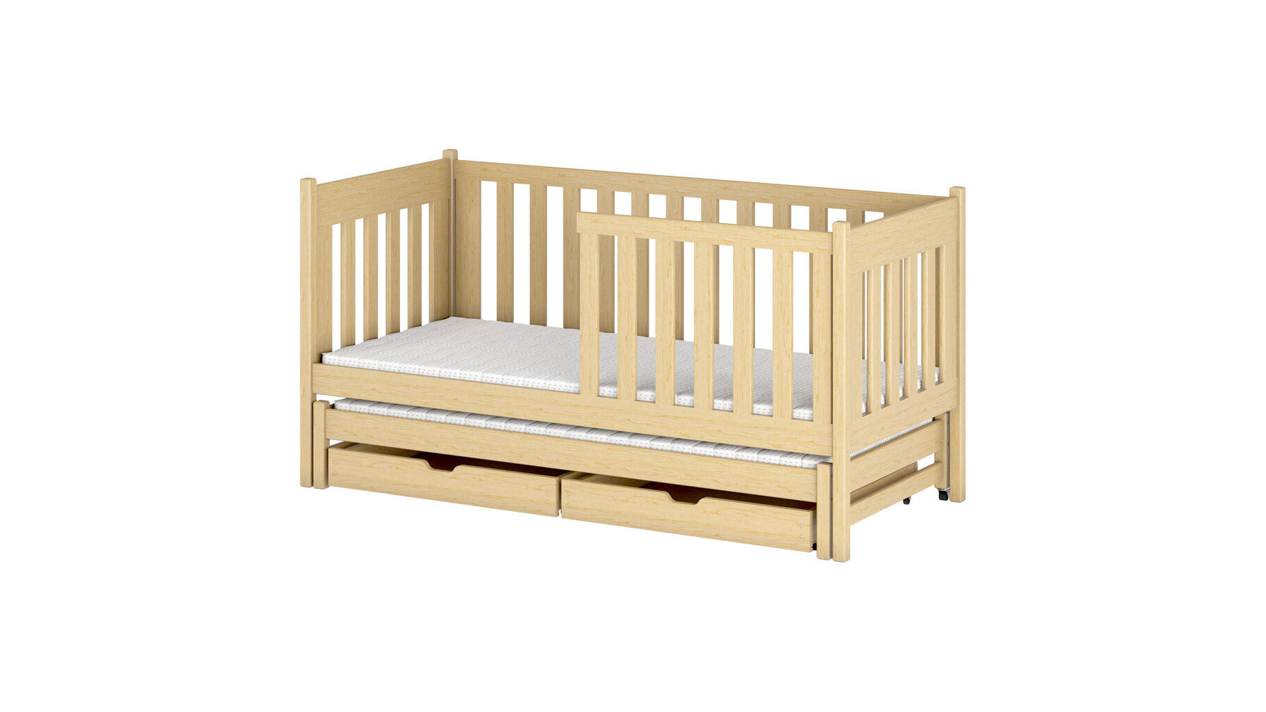 Lastensänky Kaja FURNLUX CLASSIC, 98x188x96 cm, beige hinta ja tiedot | Lastensängyt | hobbyhall.fi