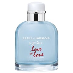 Eau De Toilette Dolce &amp; Gabbana Light Blue Love Is Love Pour Homme EDT 75 ml hinta ja tiedot | Dolce&Gabbana Hajuvedet ja kosmetiikka | hobbyhall.fi