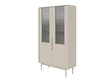 Vitriini Viva FURNLUX CLASSIC, 104x39x179 cm, beige hinta ja tiedot | Vitriinit | hobbyhall.fi