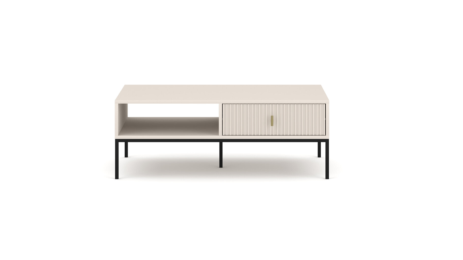 Sohvapöytä Maggiore FURNLUX CLASSIC, 104x68x40 cm, beige hinta ja tiedot | Sohvapöydät | hobbyhall.fi