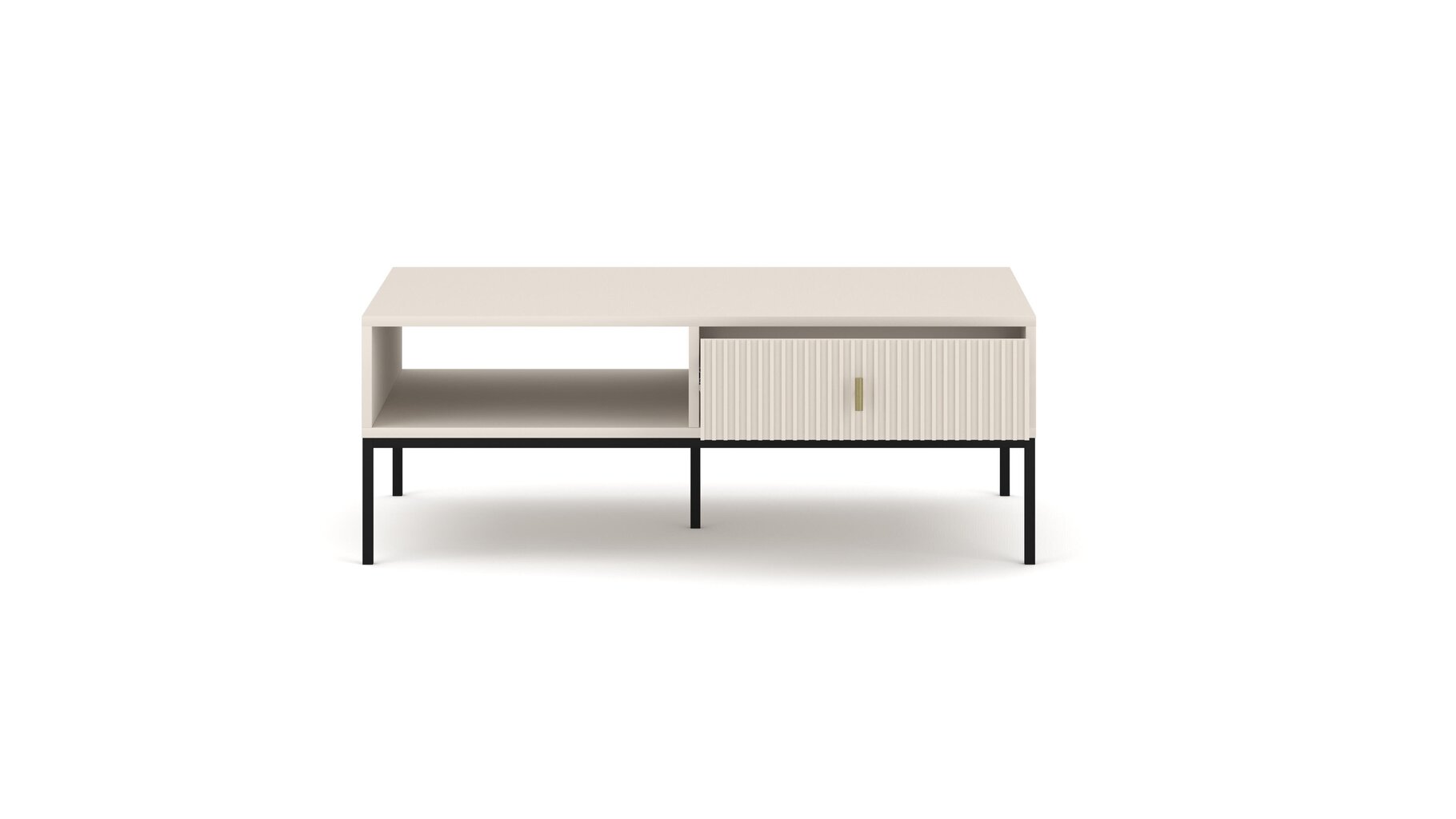 Sohvapöytä Maggiore FURNLUX CLASSIC, 104x68x40 cm, beige hinta ja tiedot | Sohvapöydät | hobbyhall.fi