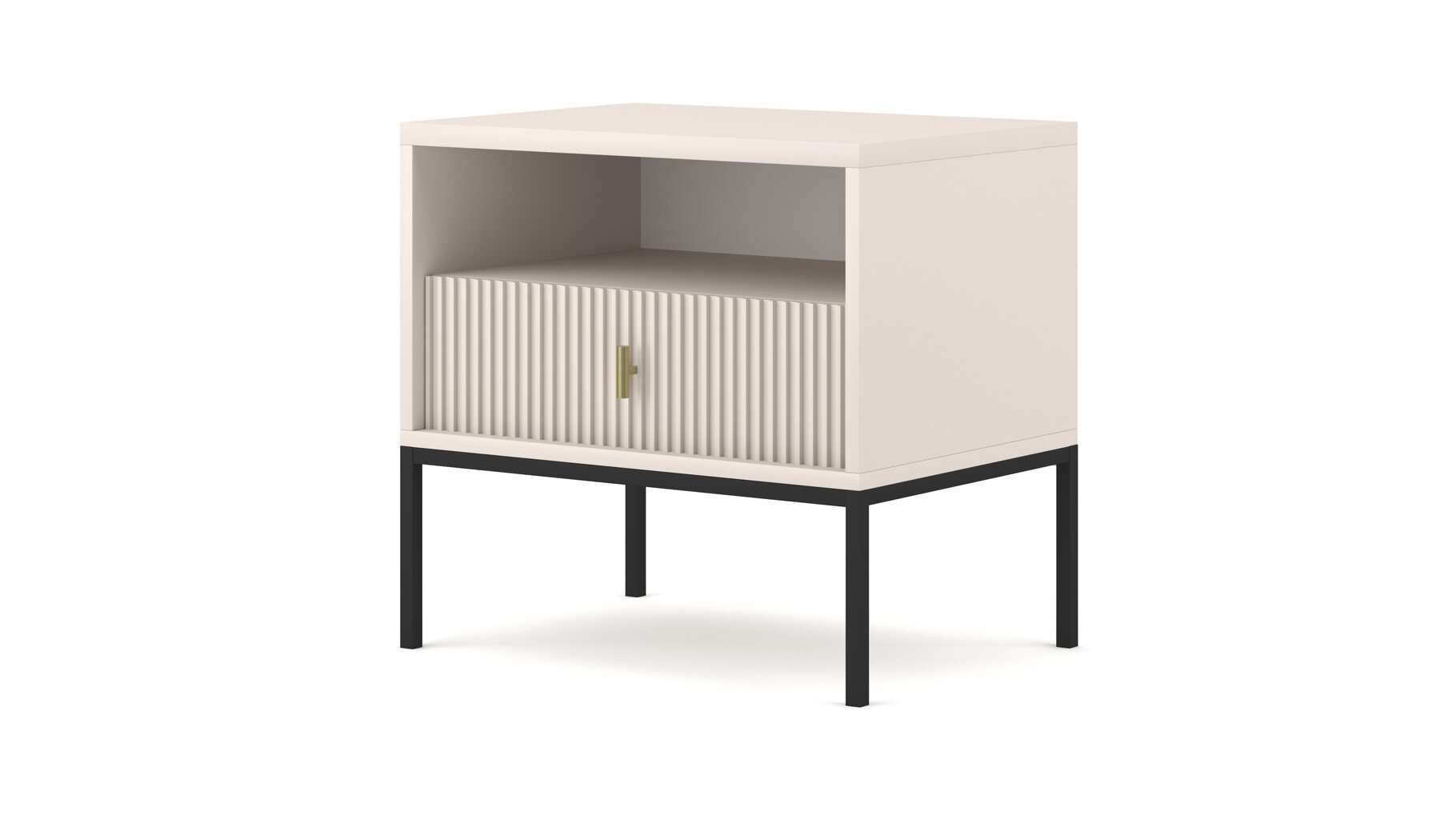 Yöpöytä Maggiore FURNLUX CLASSIC, 54x39x52 cm, beige hinta ja tiedot | Yöpöydät | hobbyhall.fi