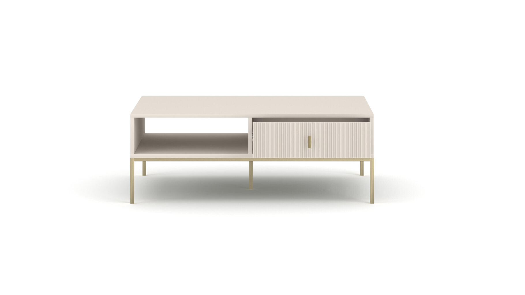 Sohvapöytä Maggiore FURNLUX CLASSIC, 104x68x40 cm, beige hinta ja tiedot | Sohvapöydät | hobbyhall.fi