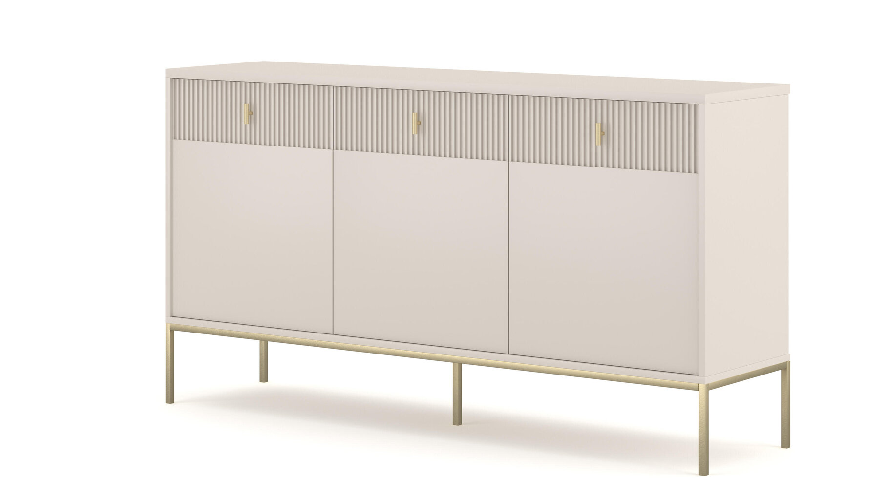 Senkki Maggiore FURNLUX CLASSIC, 154x39x83 cm, beige hinta ja tiedot | Olohuoneen kaapit ja lipastot | hobbyhall.fi