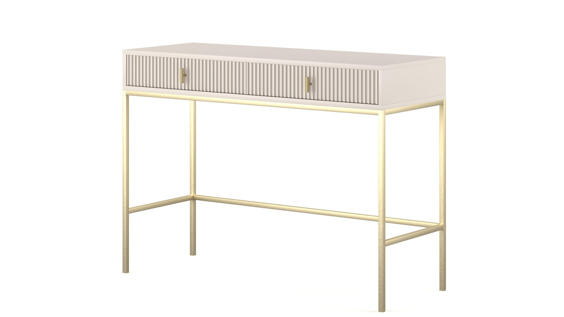 Konsolipöytä Maggiore FURNLUX CLASSIC, 104x50x77 cm, beige hinta ja tiedot | Sivupöydät | hobbyhall.fi