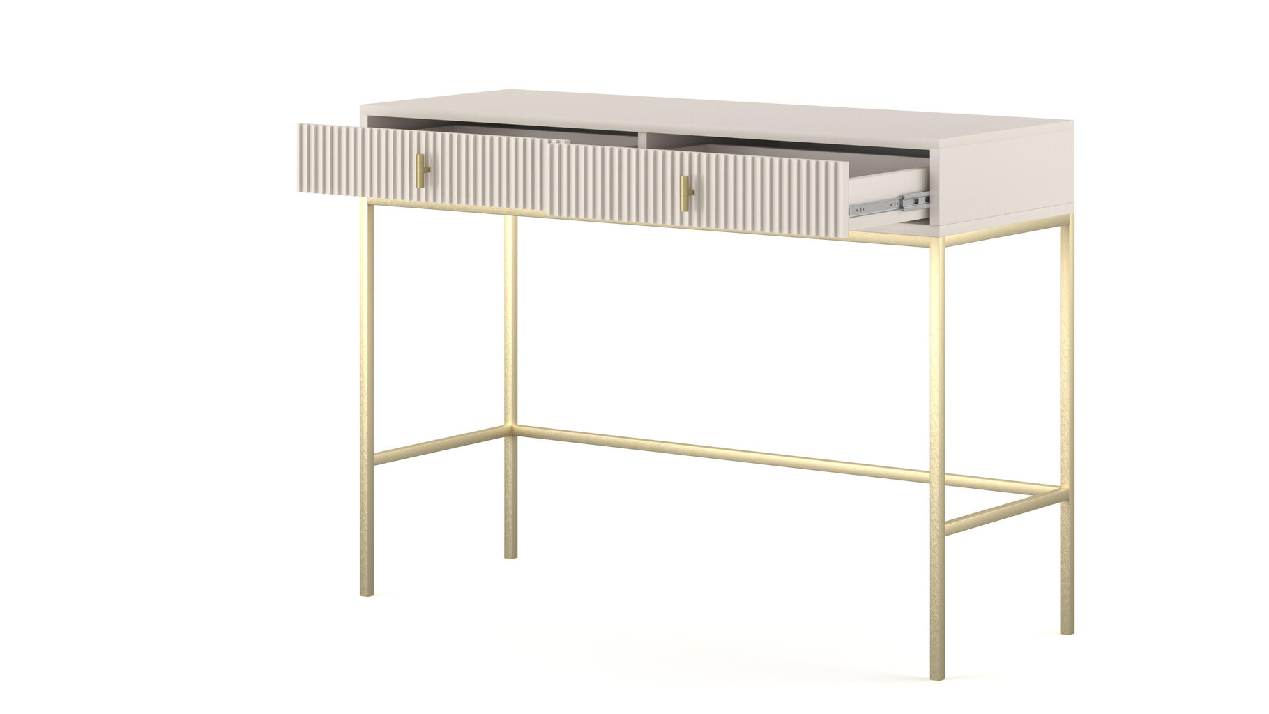 Sivupöytä Maggiore Furnlux Classic, 104x50x77 cm, beige hinta ja tiedot | Sivupöydät | hobbyhall.fi