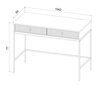 Konsolipöytä Maggiore FURNLUX CLASSIC, 104x50x77 cm, musta hinta ja tiedot | Sivupöydät | hobbyhall.fi