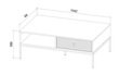 Sohvapöytä Maggiore FURNLUX CLASSIC, 104x68x40 cm, musta hinta ja tiedot | Sohvapöydät | hobbyhall.fi