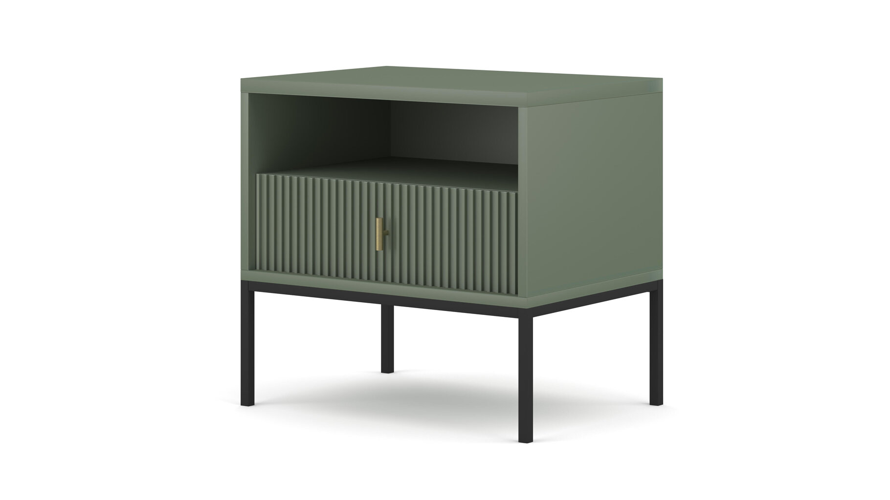 Yöpöytä Maggiore FURNLUX CLASSIC, 54x39x52 cm, vihreä hinta ja tiedot | Yöpöydät | hobbyhall.fi