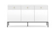 Senkki Maggiore FURNLUX CLASSIC, 154x39x83 cm, valkoinen hinta ja tiedot | Olohuoneen kaapit ja lipastot | hobbyhall.fi