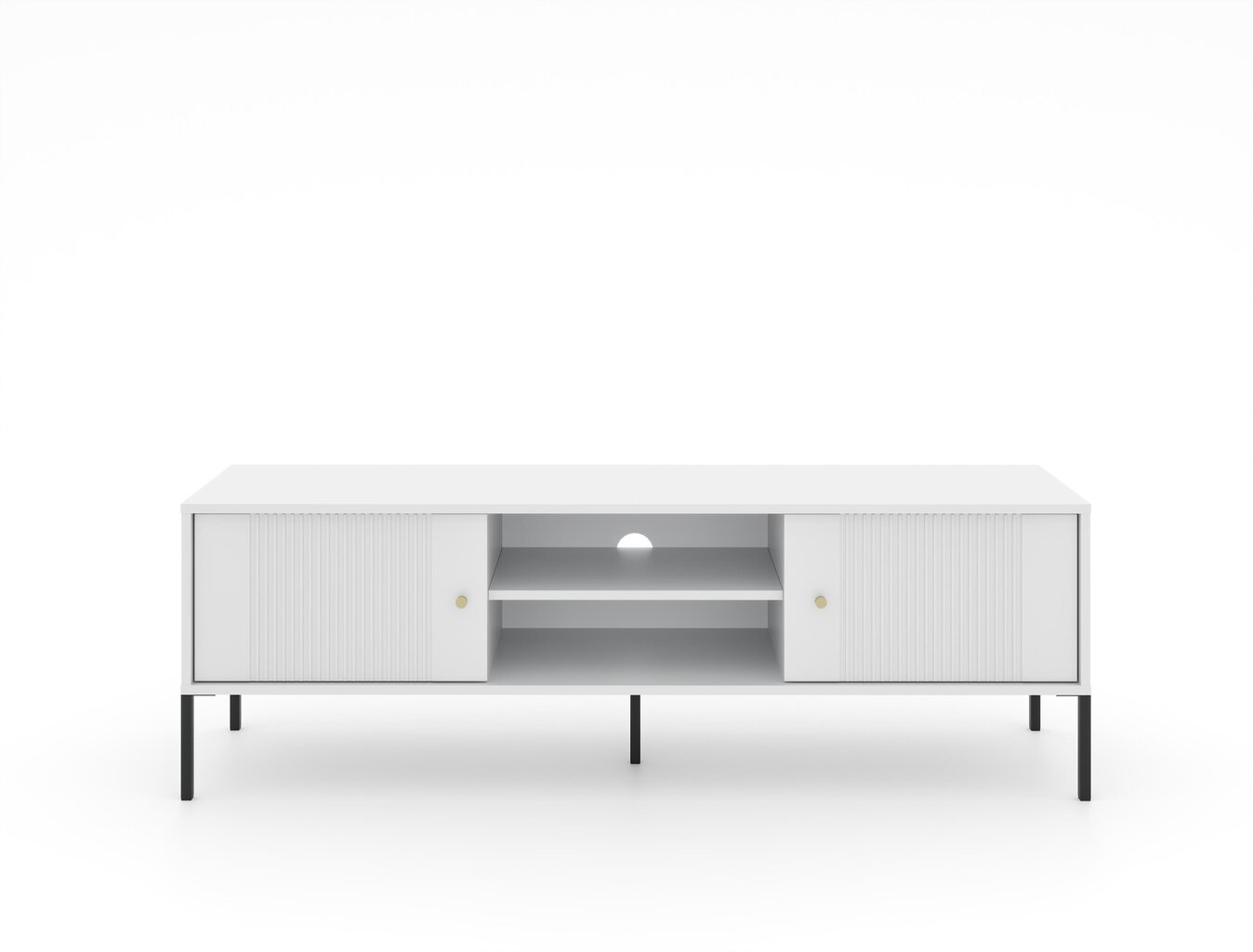 Tv-taso Iseo FURNLUX CLASSIC, 154x50x50 cm, valkoinen hinta ja tiedot | TV-tasot | hobbyhall.fi