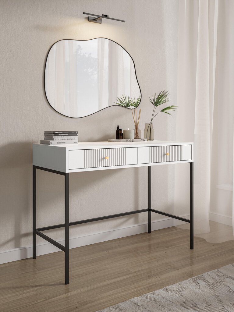 Konsolipöytä Iseo FURNLUX CLASSIC, 104x50x79 cm, valkoinen hinta ja tiedot | Sivupöydät | hobbyhall.fi