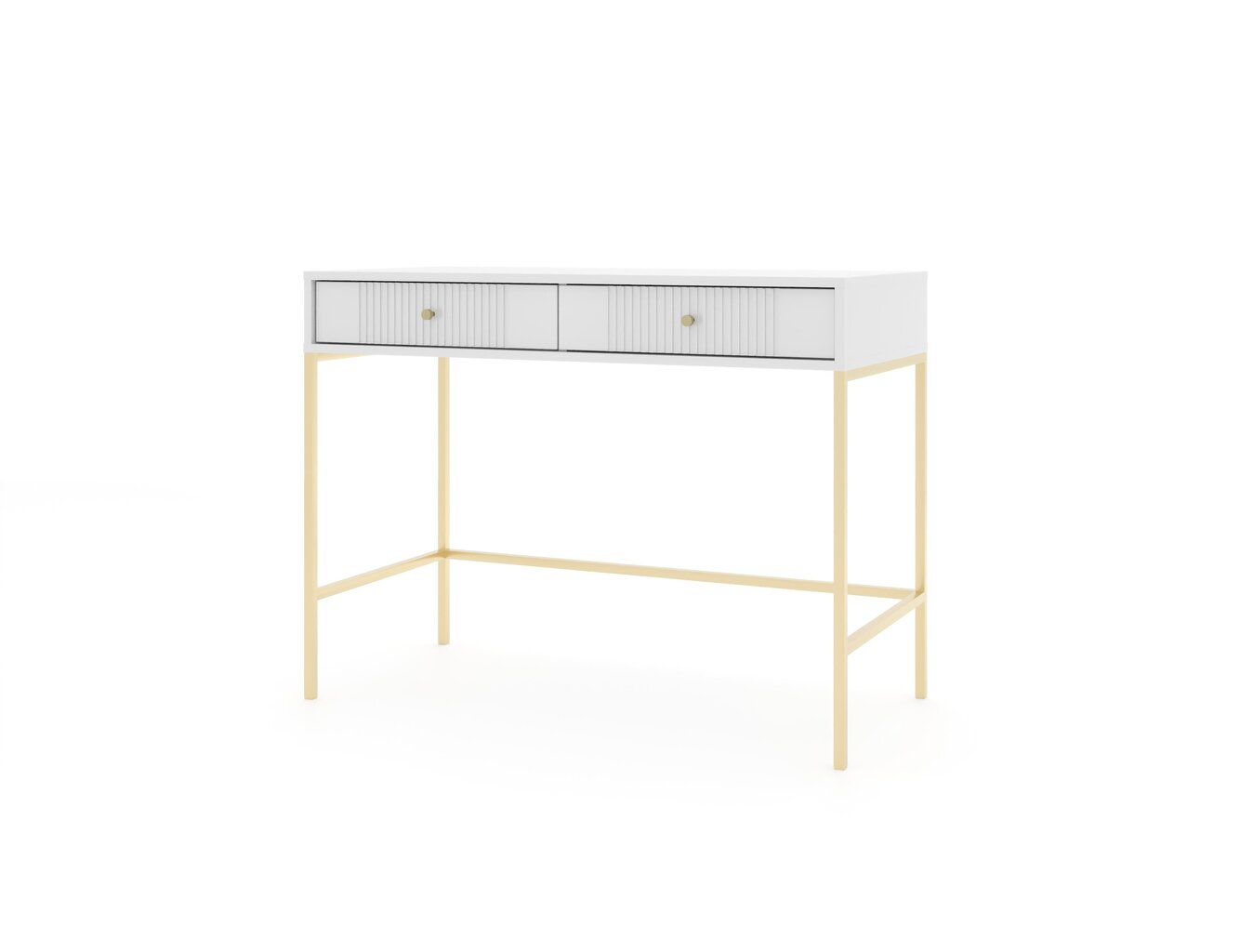 Konsolipöytä Iseo FURNLUX CLASSIC, 104x50x79 cm, valkoinen hinta ja tiedot | Sivupöydät | hobbyhall.fi