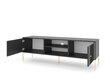 Tv-taso Iseo FURNLUX CLASSIC, 154x50x50 cm, musta hinta ja tiedot | TV-tasot | hobbyhall.fi