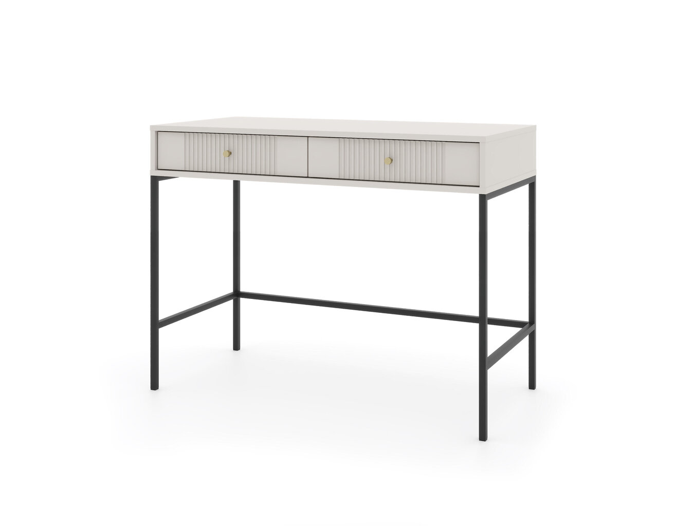 Konsolipöytä Iseo FURNLUX CLASSIC, 104x50x79 cm, beige hinta ja tiedot | Sivupöydät | hobbyhall.fi