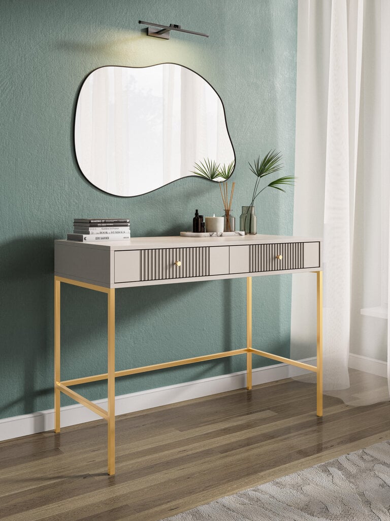 Konsolipöytä Iseo FURNLUX CLASSIC, 104x50x79 cm, beige hinta ja tiedot | Sivupöydät | hobbyhall.fi