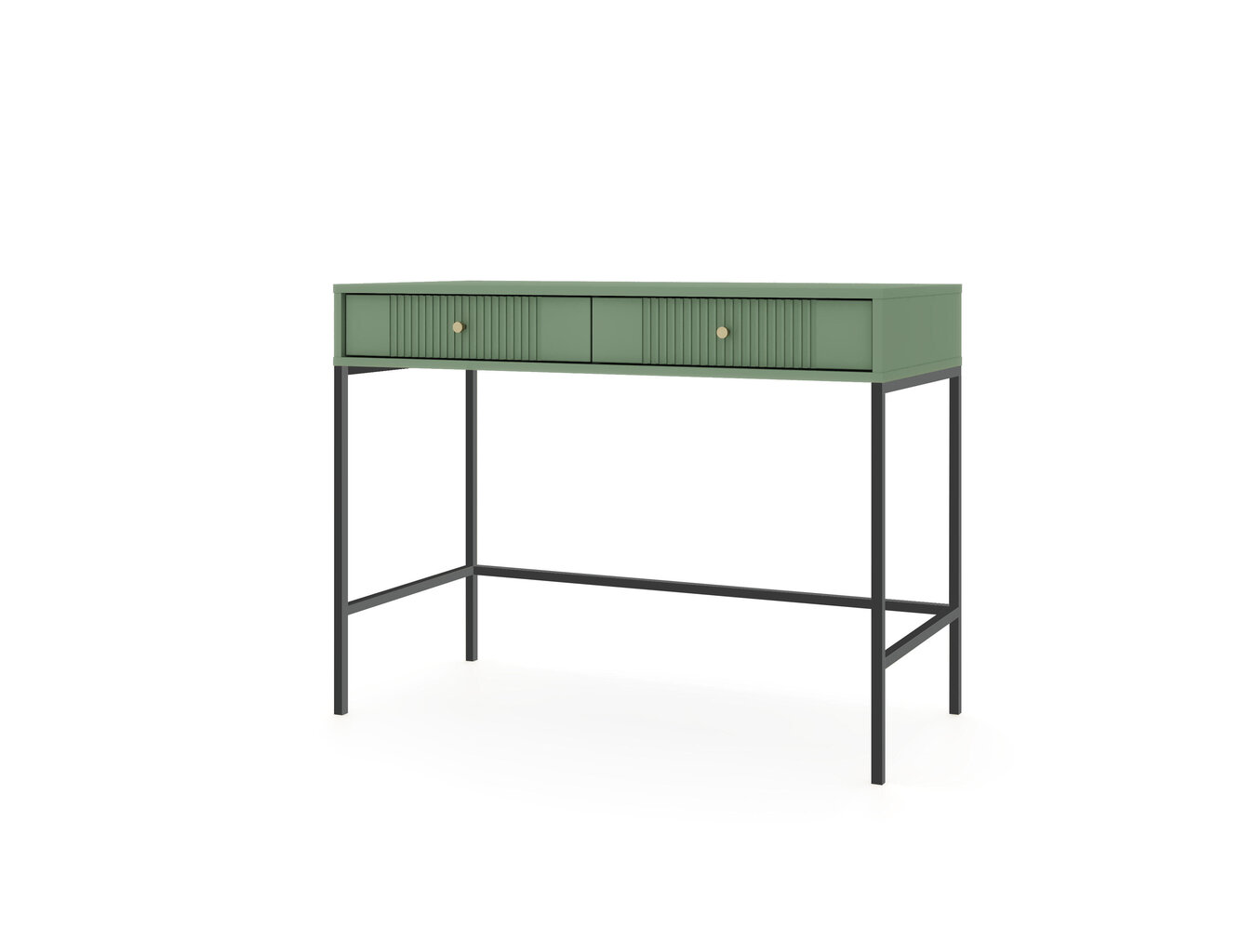 Konsolipöytä Iseo FURNLUX CLASSIC, 104x50x79 cm, vihreä hinta ja tiedot | Sivupöydät | hobbyhall.fi